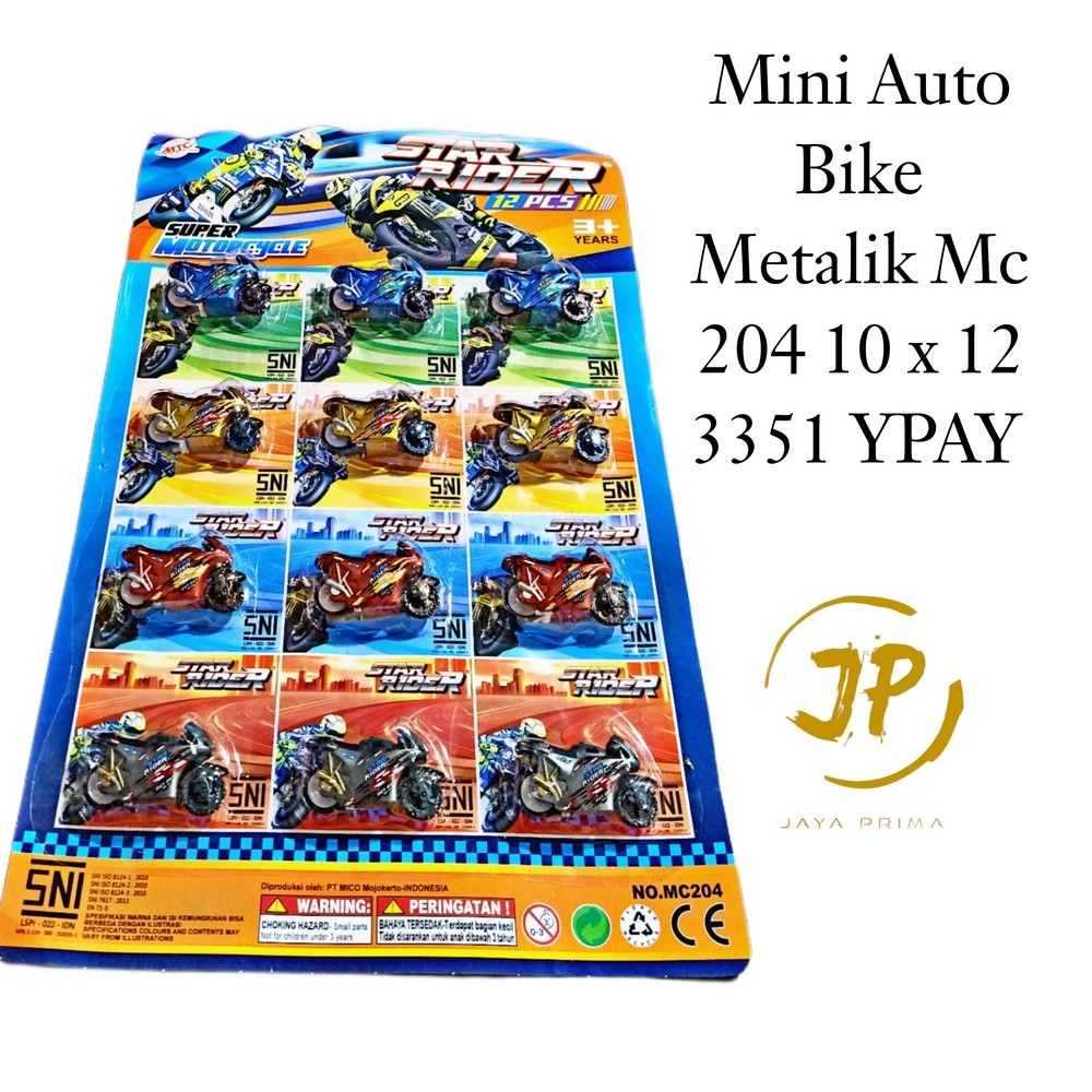 MINI AUTO BIKE METALLIC CHILDRENS TOY MC.204