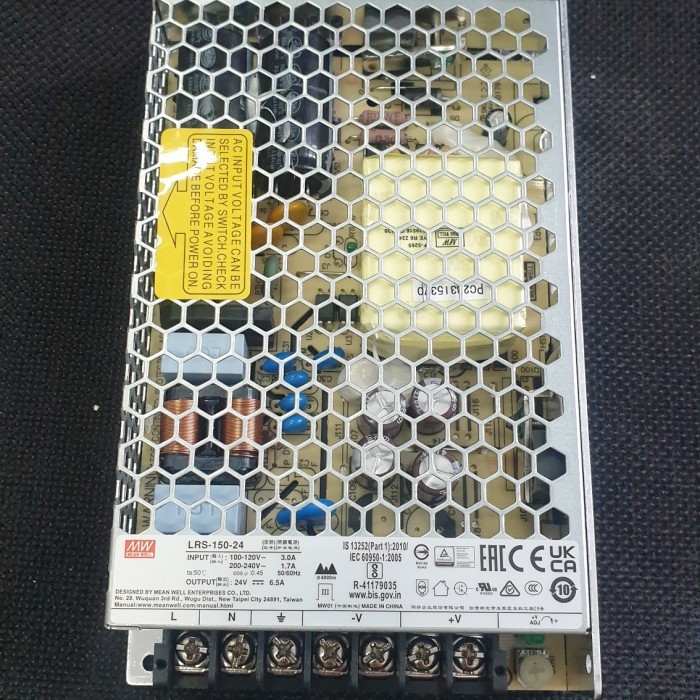 ใหม่ MEANWELL Switching Power Supply LRS-150-24 24VDC 6.5A