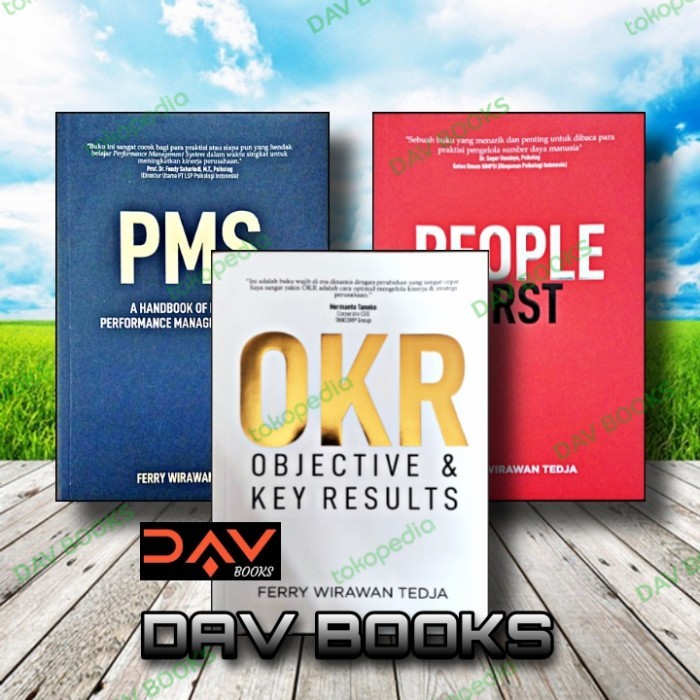 หนังสือแพ็คเกจการจัดการ: PMS, PEOPLE FIRST, OKR BY: FERRY WIRAWAN TEDJA