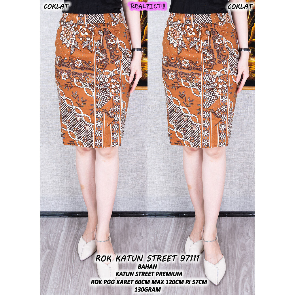 KATUN STREET COTTON SKIRT 97111 (ในสต็อกพร้อม)