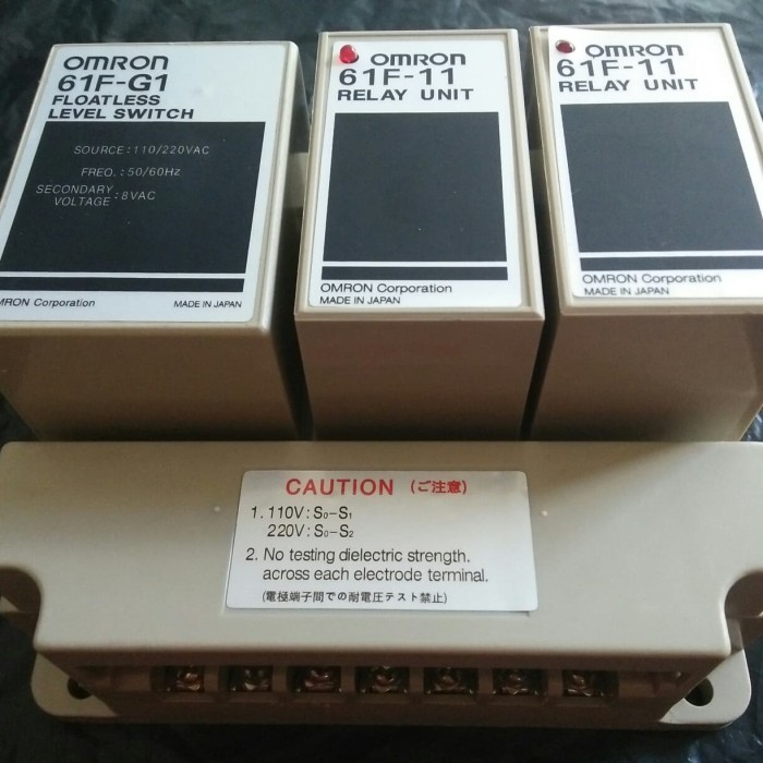 สวิตช์ไร้ลอยควบคุมระดับน้ํา Wlc 61F-G1 Omron (2 ถัง)