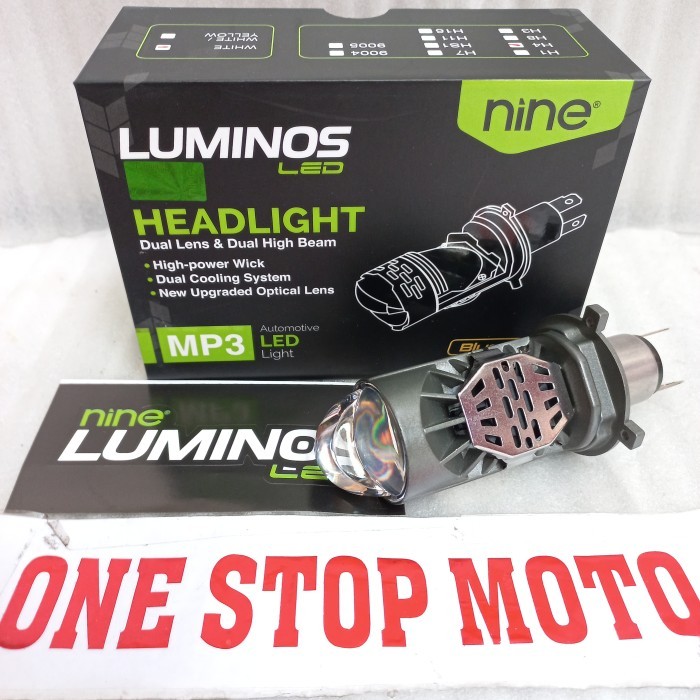 H4 MP3 MINI BILED MINI LASER LUMINOS LED H4 MP3 (HI/LO) MINI PROJECTOR ไฟ LED ORIGINAL