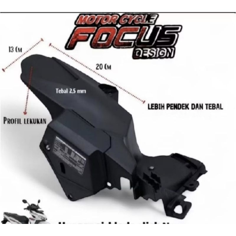UNDERFRONT FENDER VARIO 125 150 ลิตร รุ่น PNP