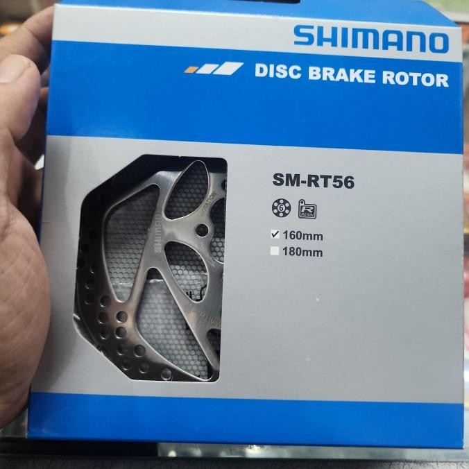 Shimano RT 56 160 sixball RT56S 6 Bolt Rotor พร้อมกล่อง Shimano ดั้งเดิม