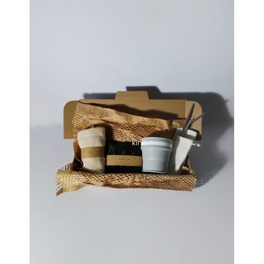 Khana Sustainable Zero Waste Gift Set กล่องอาหารกลางวันพับขวดถ้วย