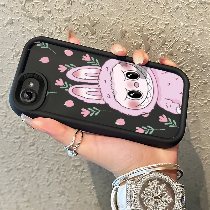 MERAH HP VIVO Y81 VIVO Y81i VIVO Y81s VIVO Y83 กรณีสีชมพูฟักทองสีป๊อปสองคนป้องกันใหม่ซิลิโคนอ่อนนุ่ม