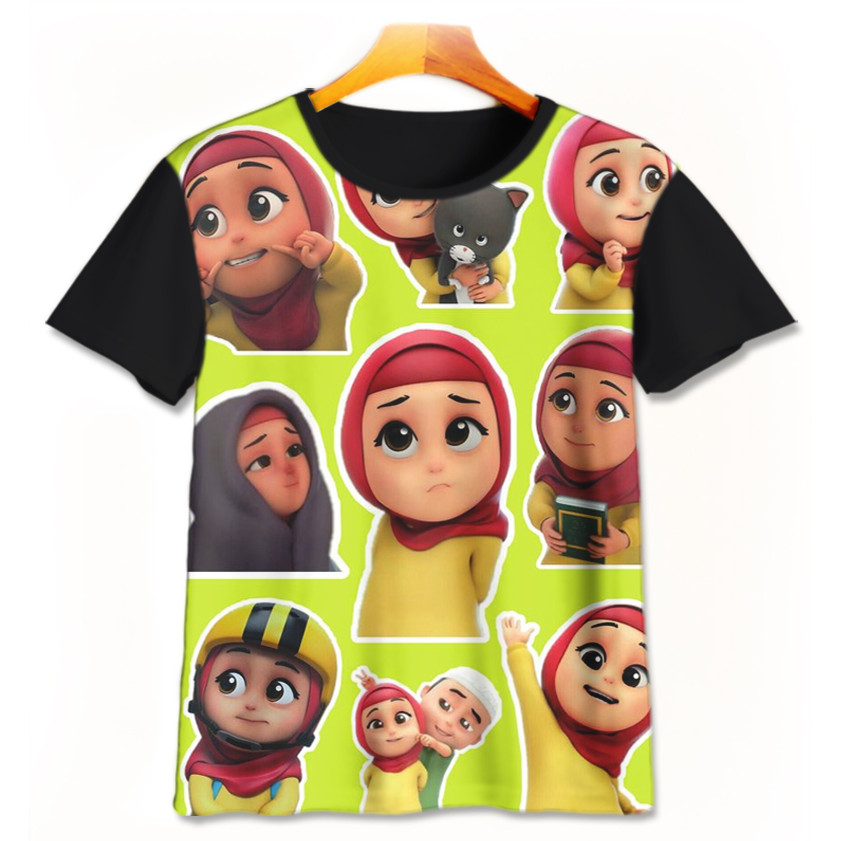 เสื้อยืดเด็กการ์ตูน 3D น่ารัก - เสื้อยืดพิมพ์ลายการ์ตูน Nussa Rara Nusara-1-designWD Limited Edition