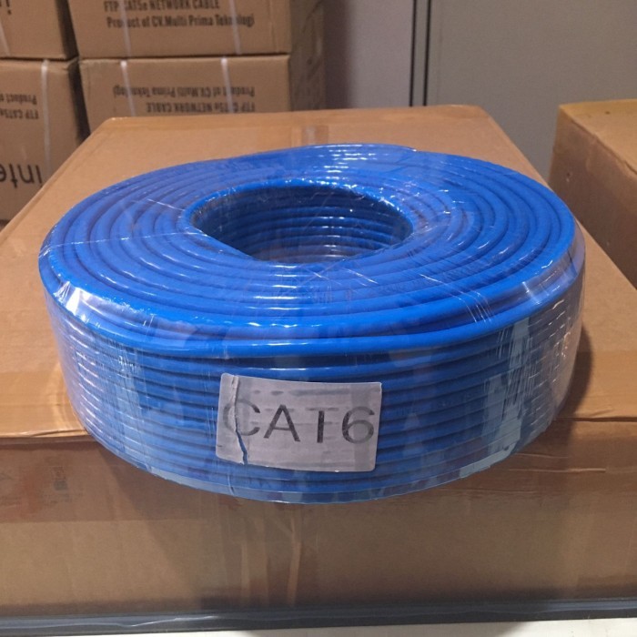 จัดส่งฟรี - สาย CAT6E UTP LAN สายเคเบิลเครือข่าย 100 เมตร