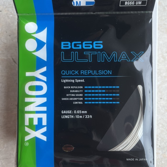 สายไม้แบดมินตัน Yonex Ultimax bg66 Ultimax Strings