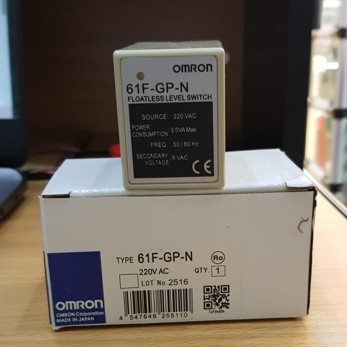 - OMRON 61F-GP-N 220V 61F GP N / 61F-GP FLOATLESS LEVEL SWITCH