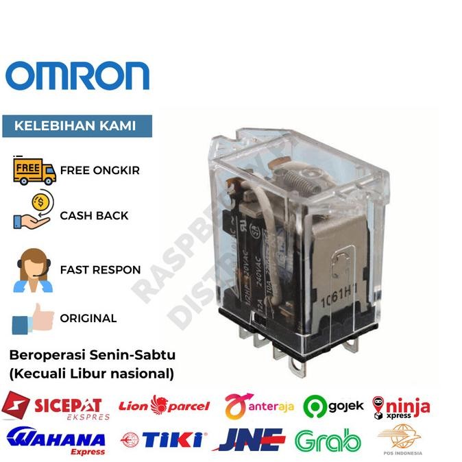 - OMRON RELAY LY2F 220VAC/240VAC 8 PIN