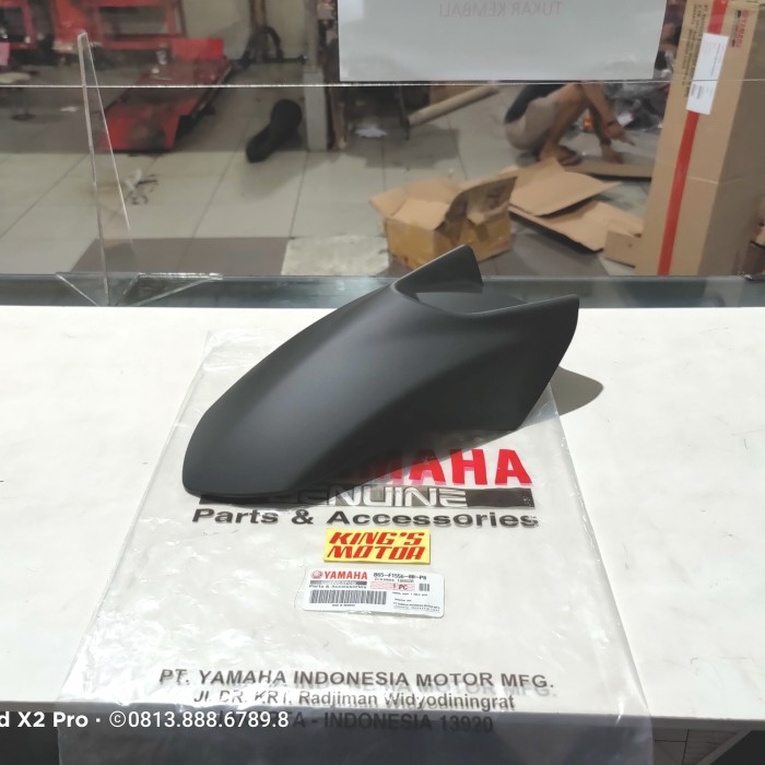 FRONT FENDER AEROX 155 BLACK MATTE (B65-P8) ต้นฉบับ YAMAHA