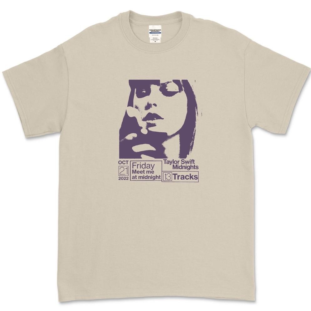 เสื้อยืดโปสเตอร์ Taylor Swift Midnight ล่าสุด