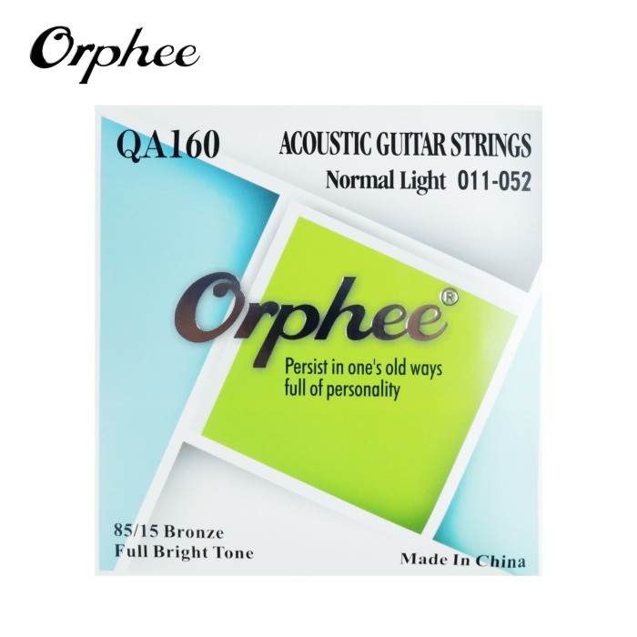 สายกีต้าร์โปร่ง 011 สายกีต้าร์ Super Light Orphee QA160