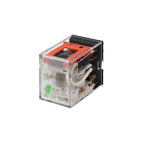 OMRON RELAY 8 LEGS LED INDICATOR MY2N-GS-R DC24 BY OMZ