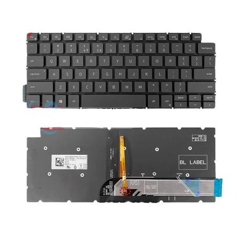 INSPIRON 14-5000 2 IN 1 5406 P126G คีย์บอร์ดแล็ปท็อปแบ็คไลท์