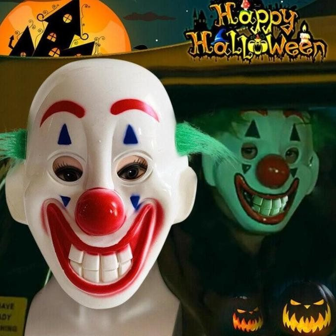 Bun joker mask salvador clown คอสเพลย์น่ากลัว vendetta ฮาโลวีน