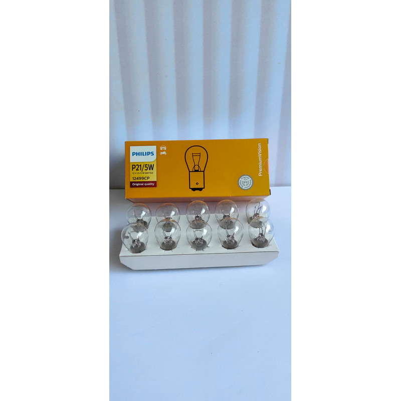 ต้นฉบับ philips BAY15D 12499CP P21/5W 12V หลอดไฟหยุด
