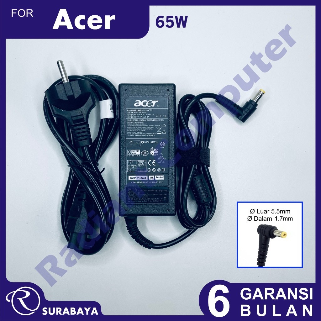 อะแดปเตอร์ชาร์จ Acer Aspire 3820 3820TG 3820TZG 3830G 3830T 3830TG