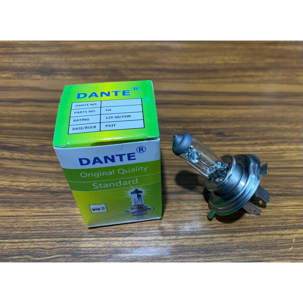 Honda Stream H4 12v 60/55W Dante หลอดไฟหน้าเดิม
