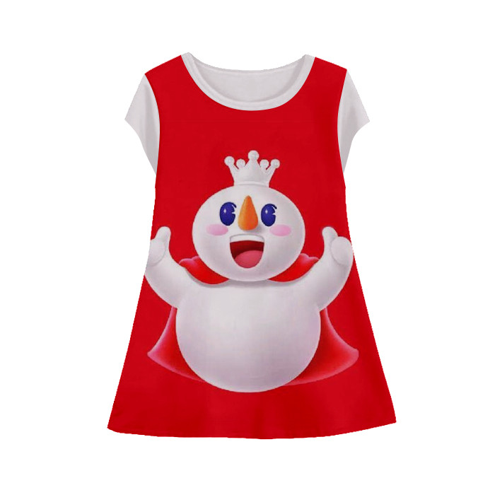 Mixue Tunic ชุดเด็กแขนสั้นพิมพ์ลาย 3D - Mixue-2-designWD Limited Edition สําหรับเด็กอายุ 1-12 ปี