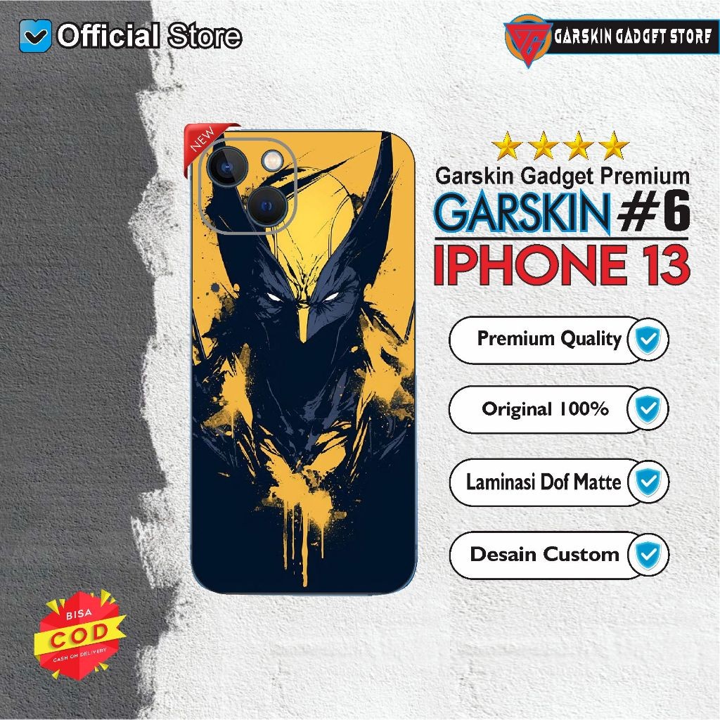 Iphone 13 Gadget Hero 2 Items Vynyl Wrap Sticker Garskin Case Custom Order