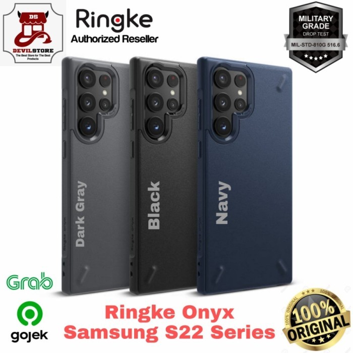 เคส Samsung Galaxy S22 Ultra S22 Plus ดั้งเดิม S22 Ringke Onyx - S22 PLUS สีกรมท่า