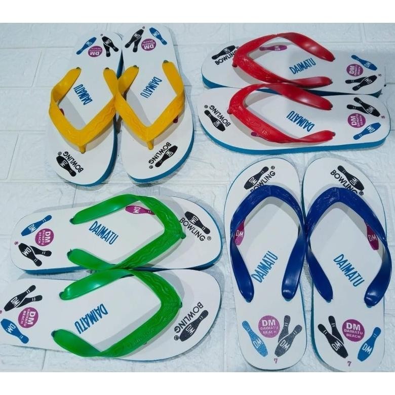 รองเท้าแตะผู้ใหญ่ Viral Daimatu Bowling