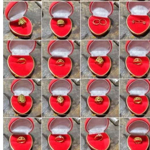 BERBGAI COIN RING MODEL ไม่ทอนทอง ALREADY GLOWING ALREADY WASHED REUSABLE