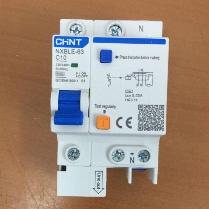 Rcbo chint 10a elcb chit nxble-32 10 แอมป์ 30ma