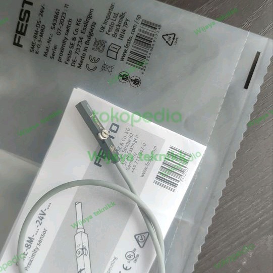 Proximity Sensor Festo กระบอกนิวเมติก Sme-8M-Ds-24V-K-0.3-M8D
