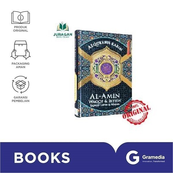 Al Quran Mushaf Al Amin Wqf Ibtida สีทัชคํา A5 Hc