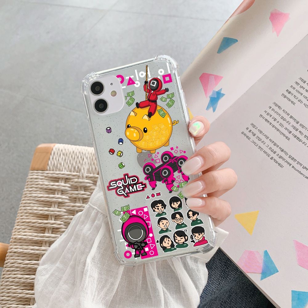 กรณีSQUIDGAM** เกม CUMI REALME C25Y C21Y 8 5G C25 C20 C21 C11 C12 C15 C17 U1 U2 C3 2 3 5 5i 5s 6 PRO