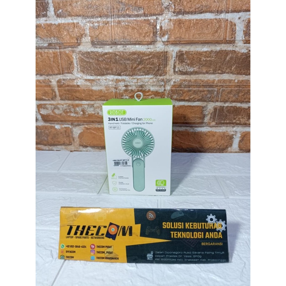 Fendarishope Robot Usb Mini Fan Rt-Bf11 พัดลมไฟฟ้าแบบพกพา Bf11 2000Mah