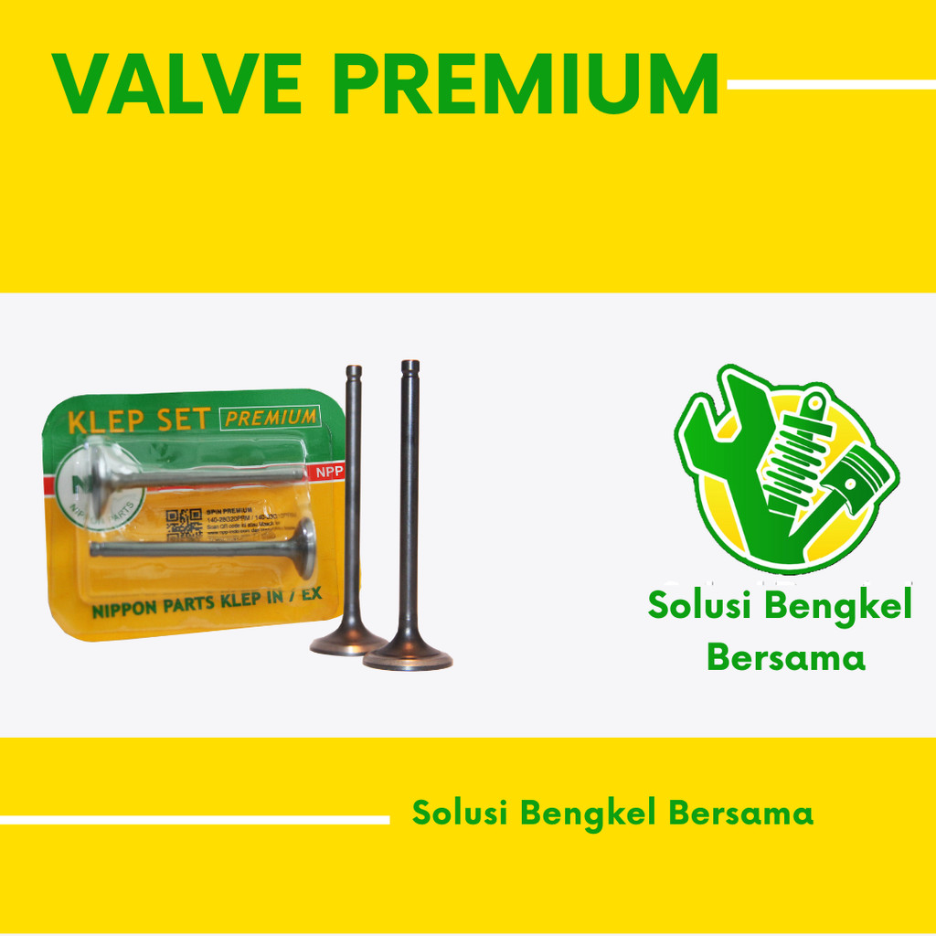 วาล์ว IN & EX PREMIUM / วาล์วพรีเมี่ยม / KAWASAKI KAZE NPP VALVE UMBRELLA