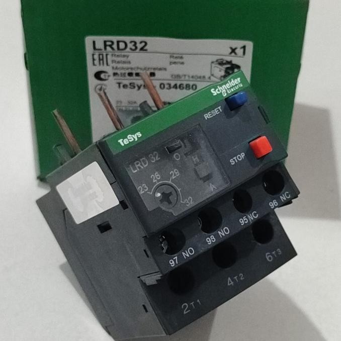 รีเลย์โอเวอร์โหลดความร้อน Lrd32 (23-32A) LRD 32