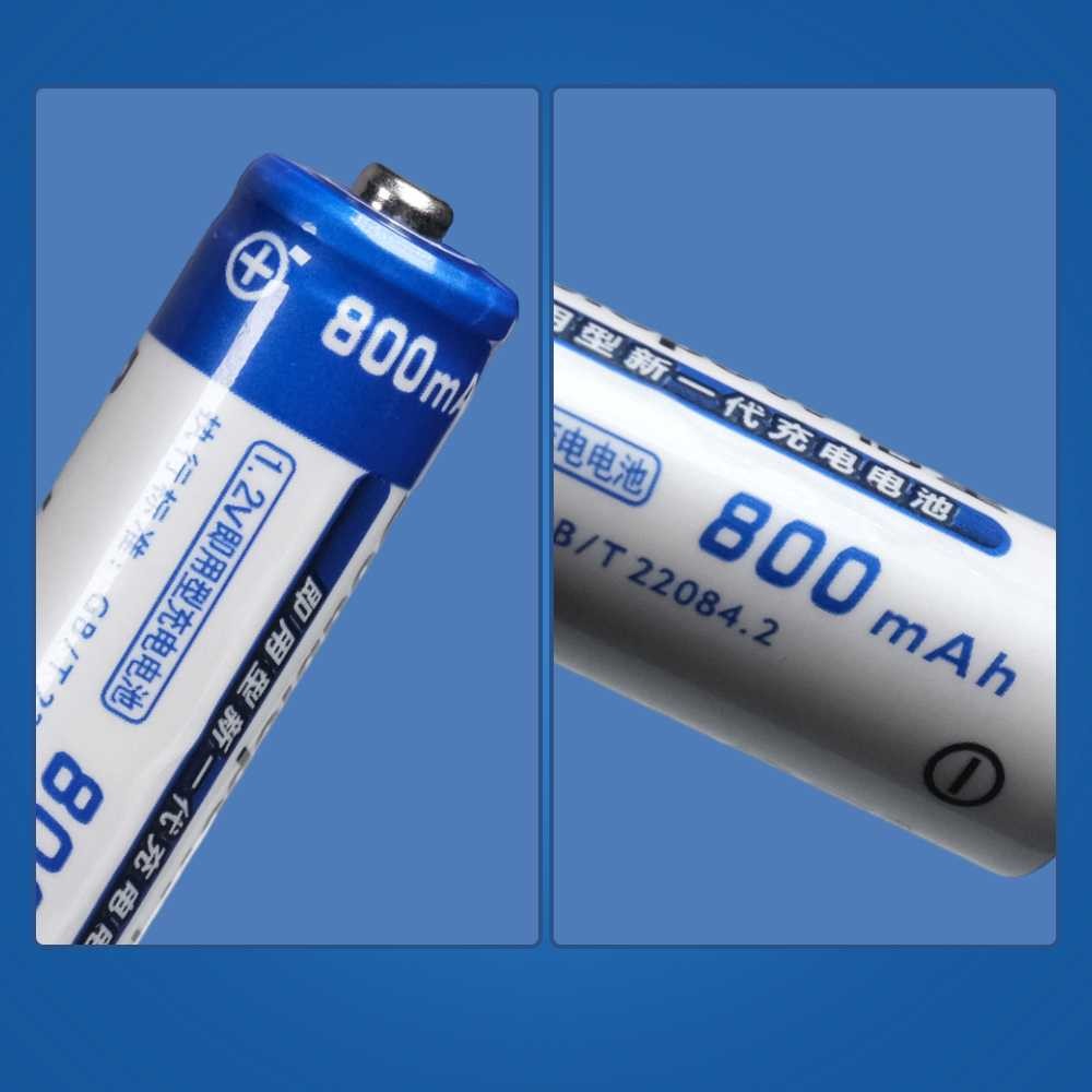 Doublepow AA Ni-MH 1.2V 800mAh ถ่านชาร์จ 2 ชิ้น