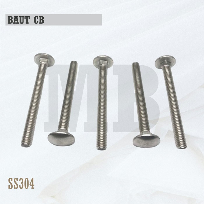 CB Bolt 5/16 X 1.1/2 - กันชน Bolt 5/16X1.12 - Carriage Bolt 5/16 X 1.12 - ร่ม Bolt 5/16 X 1.12 - รั้
