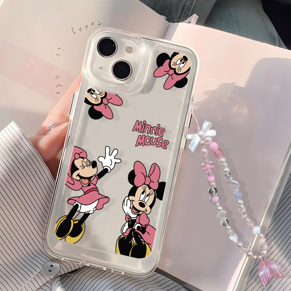 GANTUNGAN HPล่าสุดโทรศัพท์มือถือแขวนMinnieเมาส์น่ารักกรณีXiaomi 15T M7 Plus C85 F7 C71 X7 F7 Pro F7 