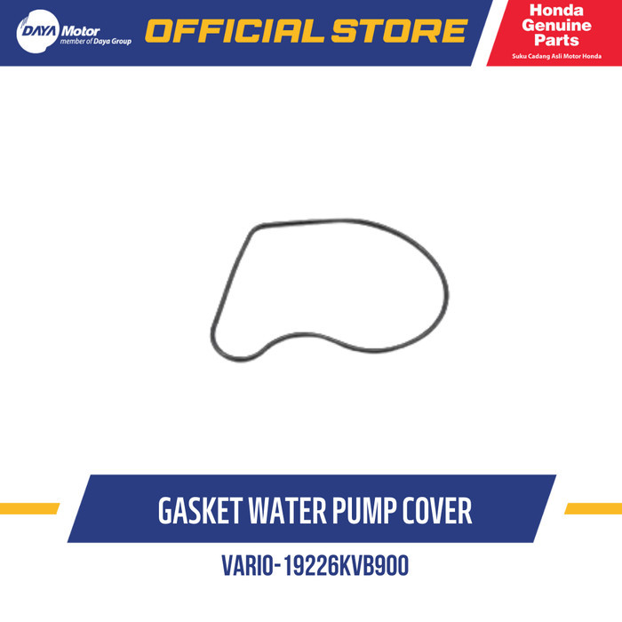 ฝาครอบปั๊มน้ําปะเก็นยาง - HONDA Vario 110 CW คาร์บูเรเตอร์KVB, Vario Techno Karbu 19226KVB900