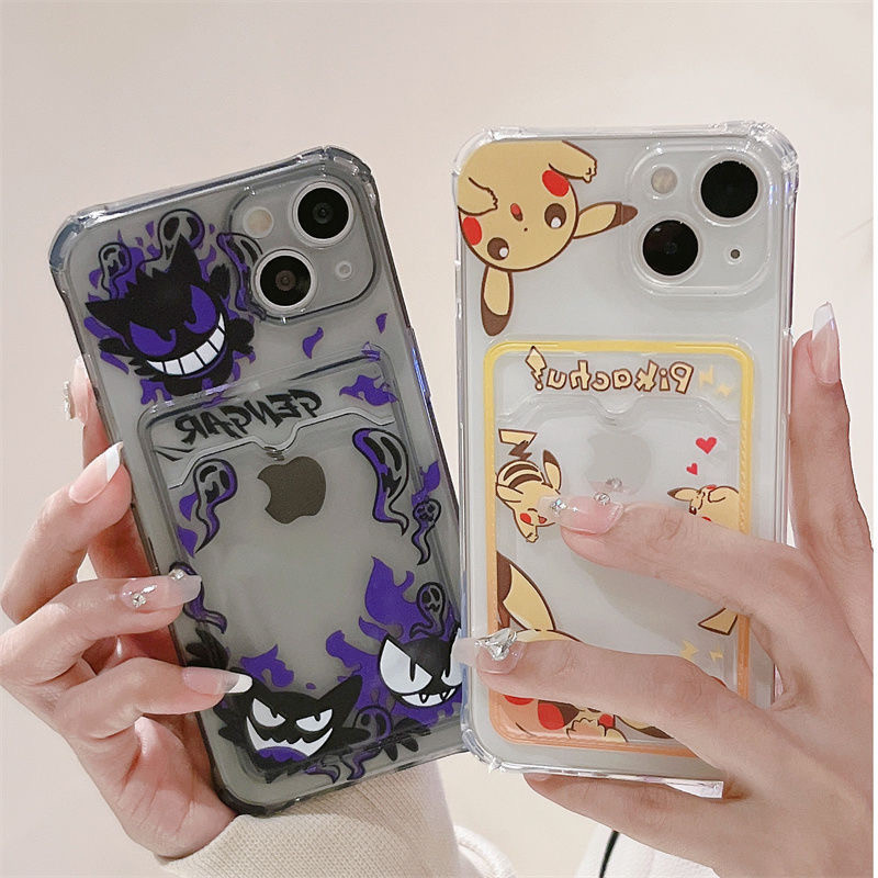 Pikachu Card Holder แฟนซี Devil Soft Case Hp Oppo C75 C75x หมายเหตุ 60 60x Reno 13F 13 Reno 11F 5G A