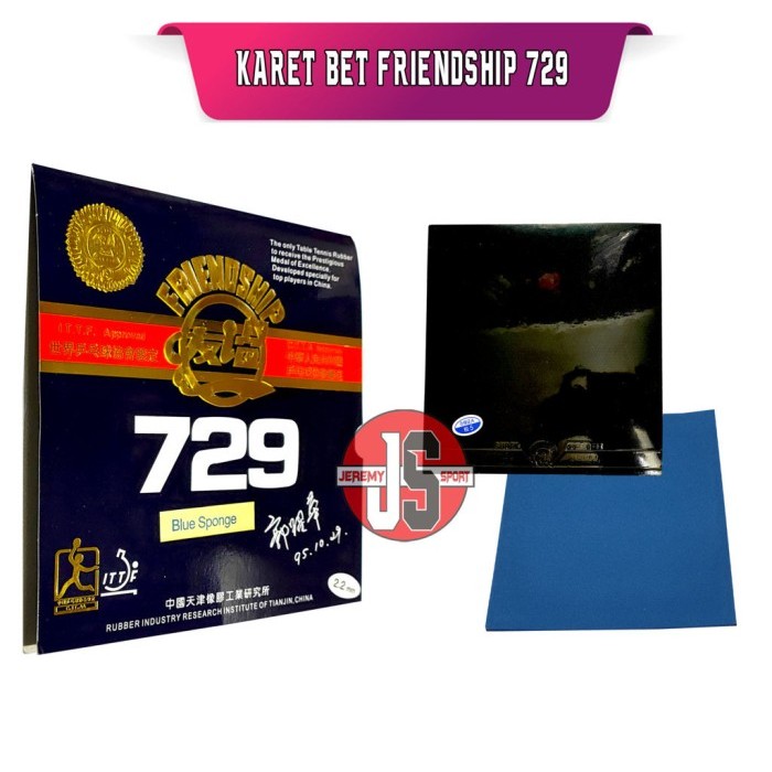 Friendship 729 Super Fx TABLE TENNIS Bat Rubber
