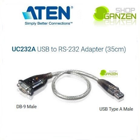 ใหม่ล่าสุด - ATEN UC-232A ตัวแปลง USB to Serial / RS232, UC232A DB9