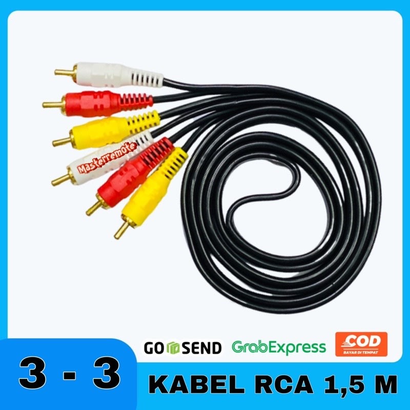 สาย RCA 1.5 M 3-3***