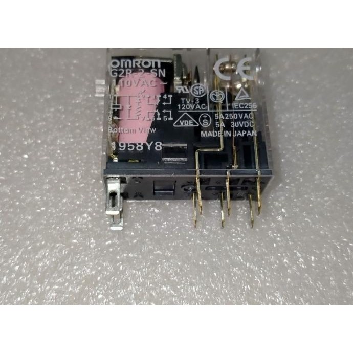 RELAY G2R-2-SN 100/110VAC RELAY G2R-2-SN 110VAC 2C/O OMRON ORIGINAL