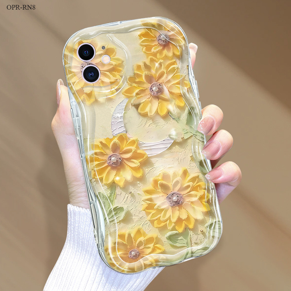 ปลอก Hp Untuk OPPO Reno 13F 11 11F 10 8 8T 7 7Z 8Z 6 5 5F 4F R15 R17 Pro 4G 5G Soft Kesing เคสโทรศัพ