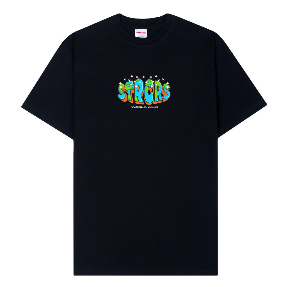 เสื้อยืดผู้ชาย STARCROSS - ATLAS - เสื้อยืดสีดํา