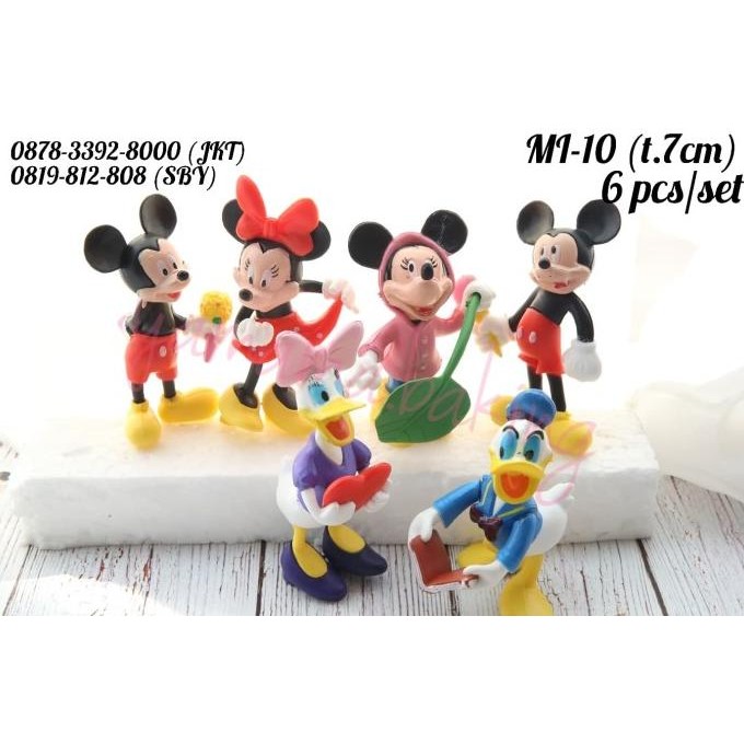 MI-10 mickey minnie mouse mouse เป็ดโดนัลด์ CDS ตกแต่งเค้ก Topper