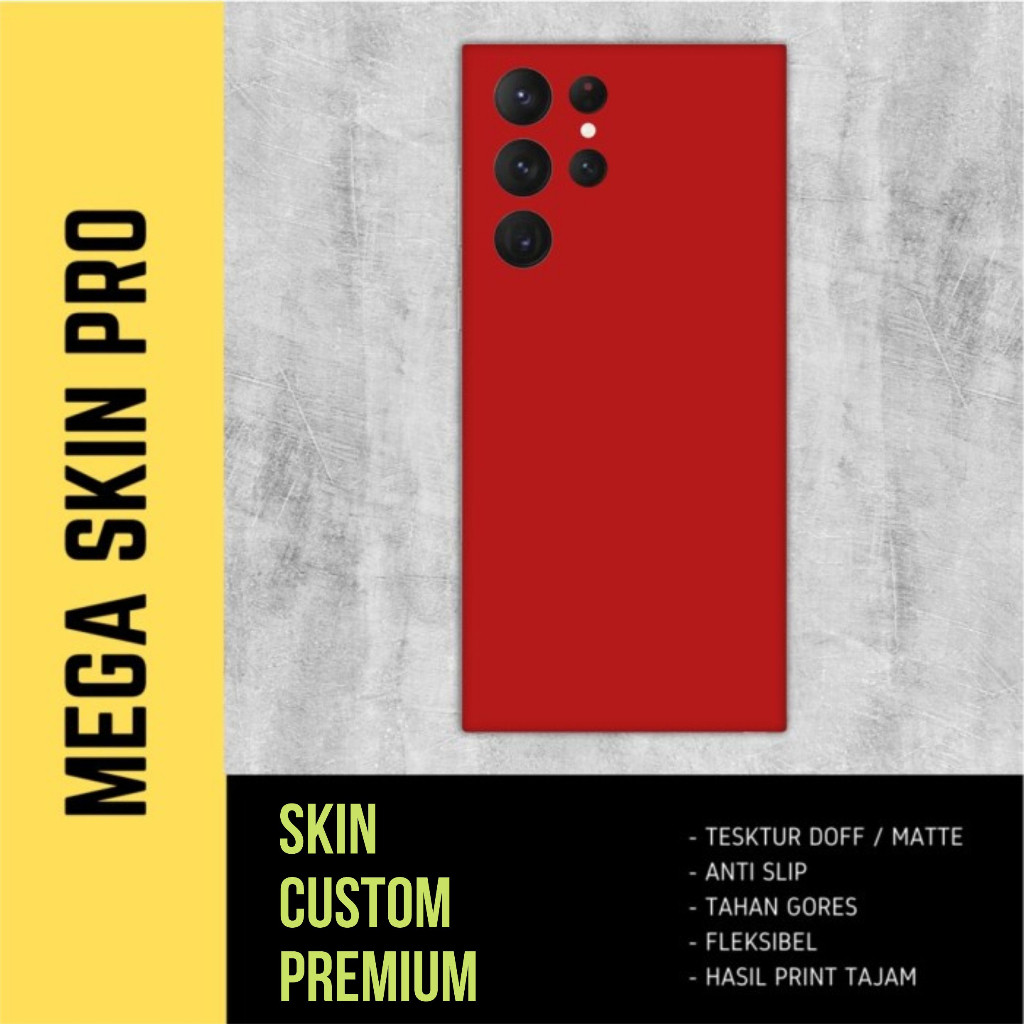 สติ๊กเกอร์ Samsung S22 Ultra Garskin/Case สามารถปรับแต่งได้ - 2 ชิ้น