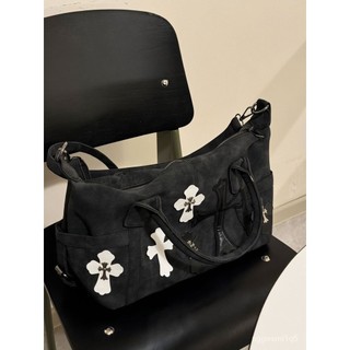 y2k Travel Bag Large Capacity Waterproof Tas Selempang Gym Bag Hitam/ Tas Bahu Wanita Totebag Wanita Import